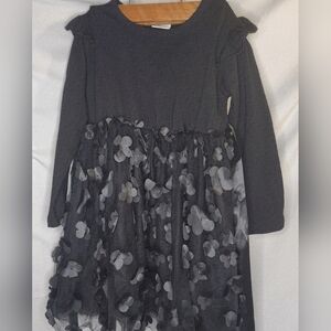 Black Girls Dress with Tights Size 5T